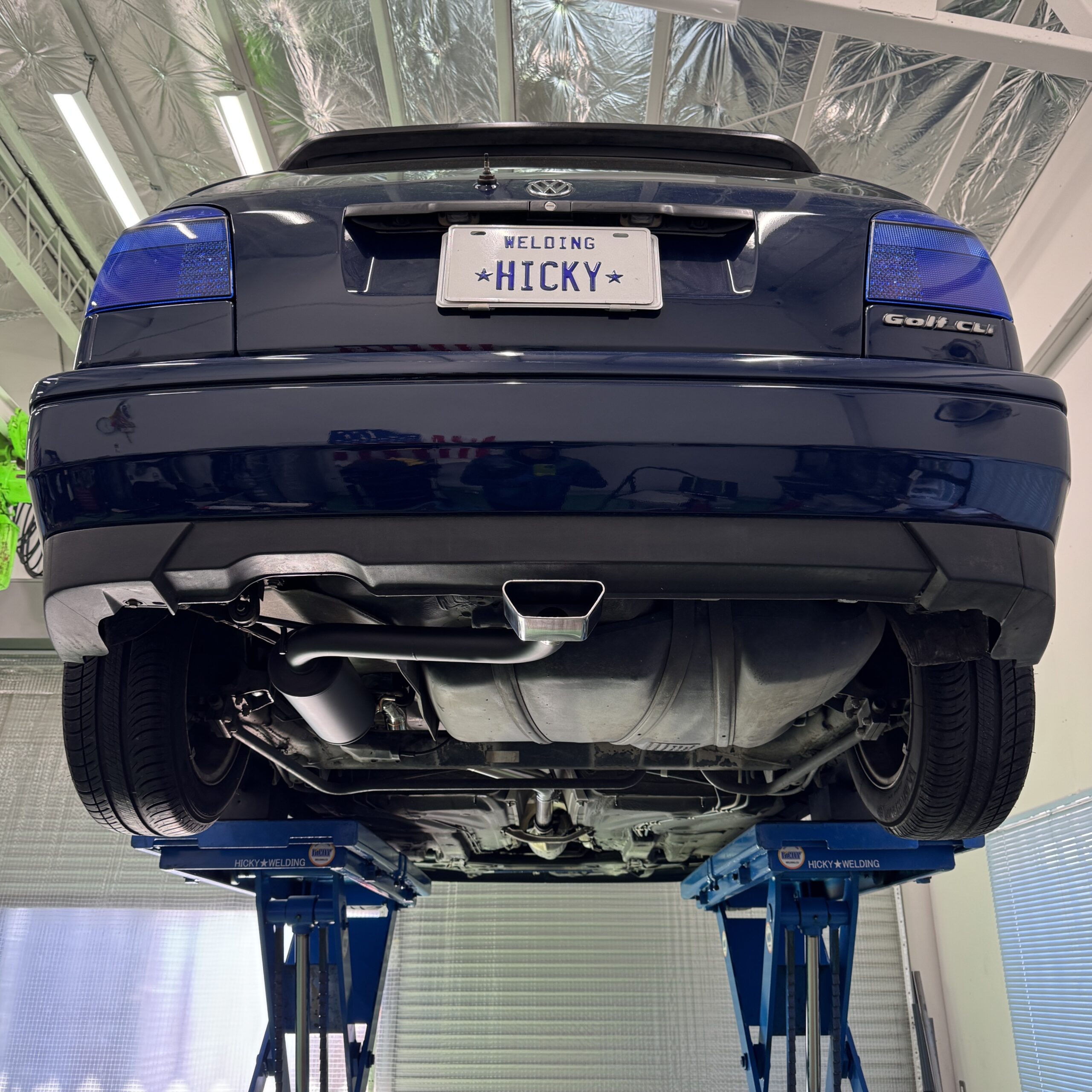 ひでぽん　ワンオフマフラー製作 ゴルフ3 1H系 1.8L ワンオフマフラー製作① | HICKY WELDING(ヒッキー溶接)