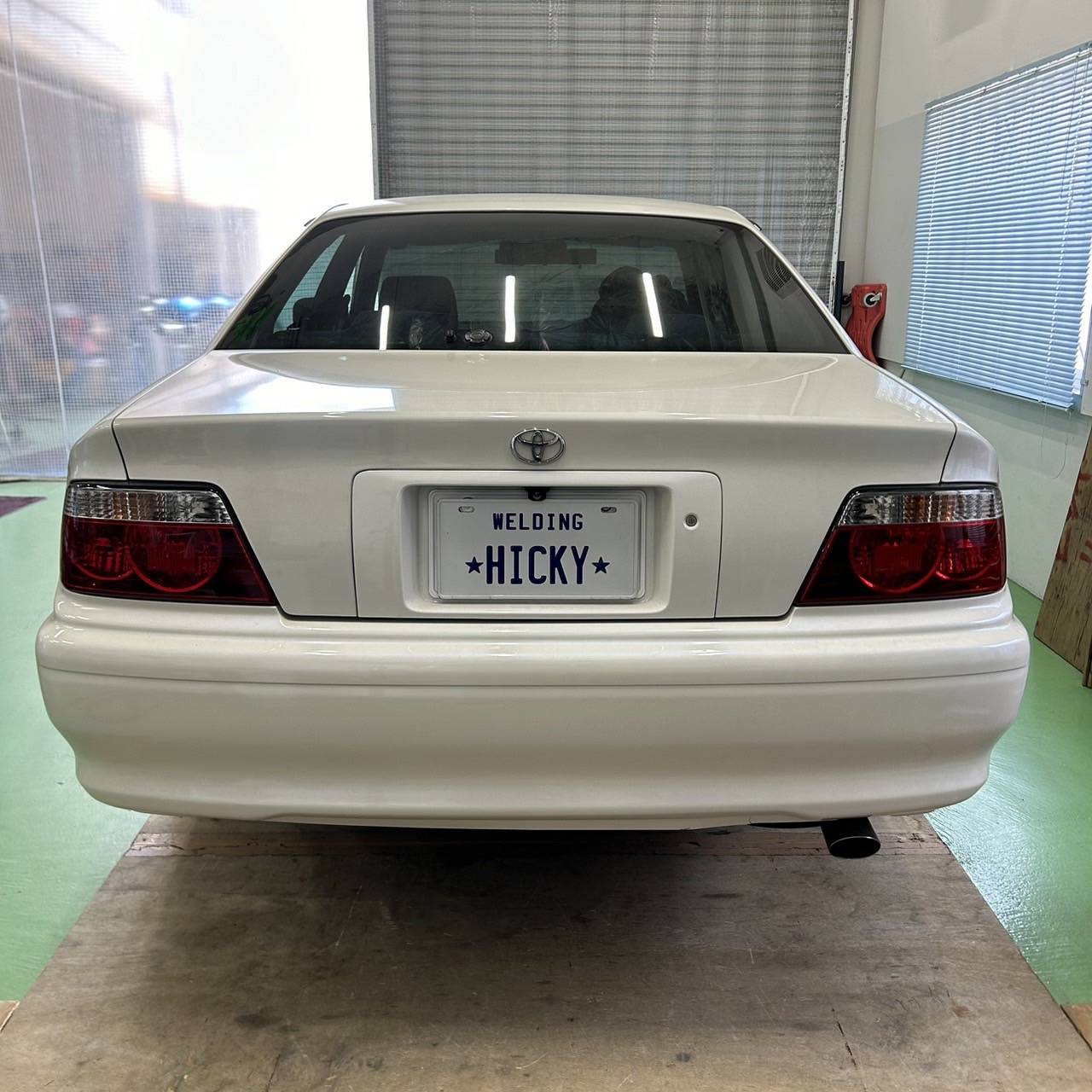 TOYOTA チェイサー JZX100 ワンオフマフラー製作① | HICKY WELDING