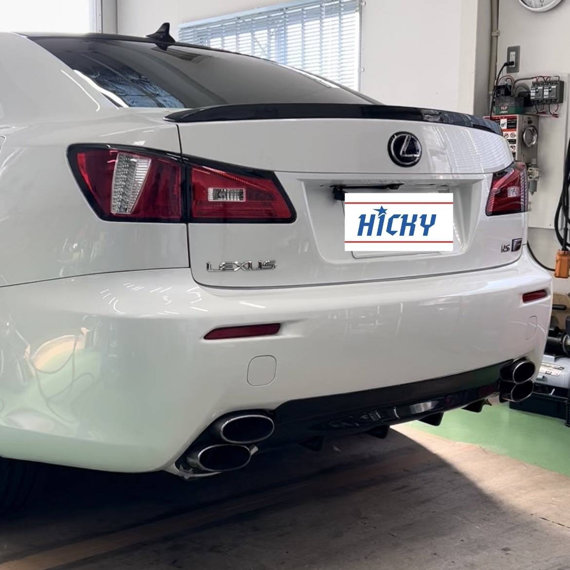 LEXUS IS500 F SPORTS チタンマフラー 中間ストレート化 | HICKY