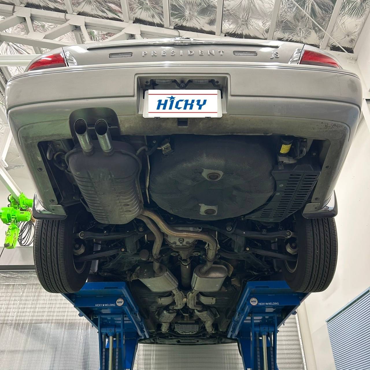 日産 プレジデント ワンオフマフラー リヤピース製作① | HICKY