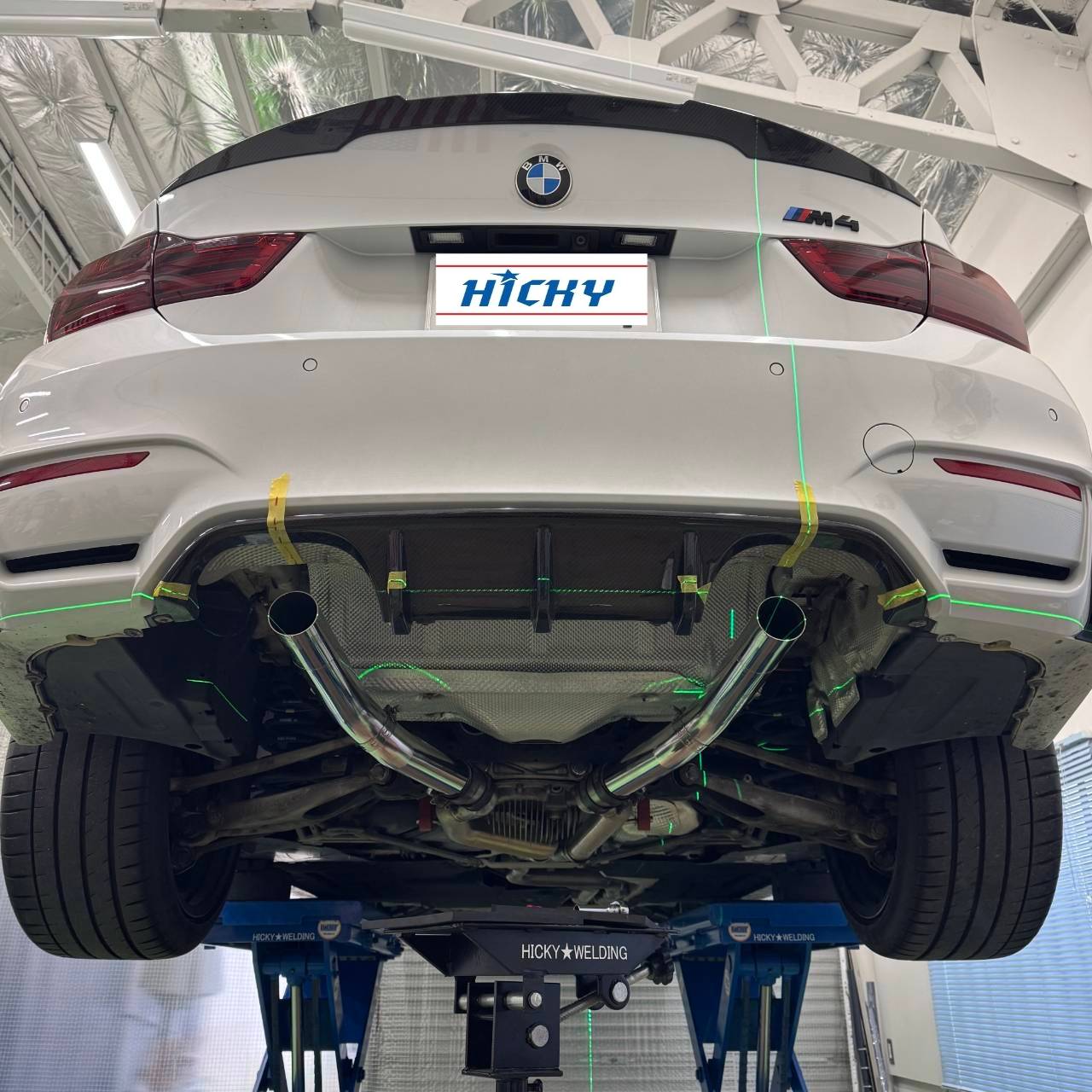 BMW M4 ワンオフ可変バルブマフラー製作① | HICKY WELDING(ヒッキー溶接)