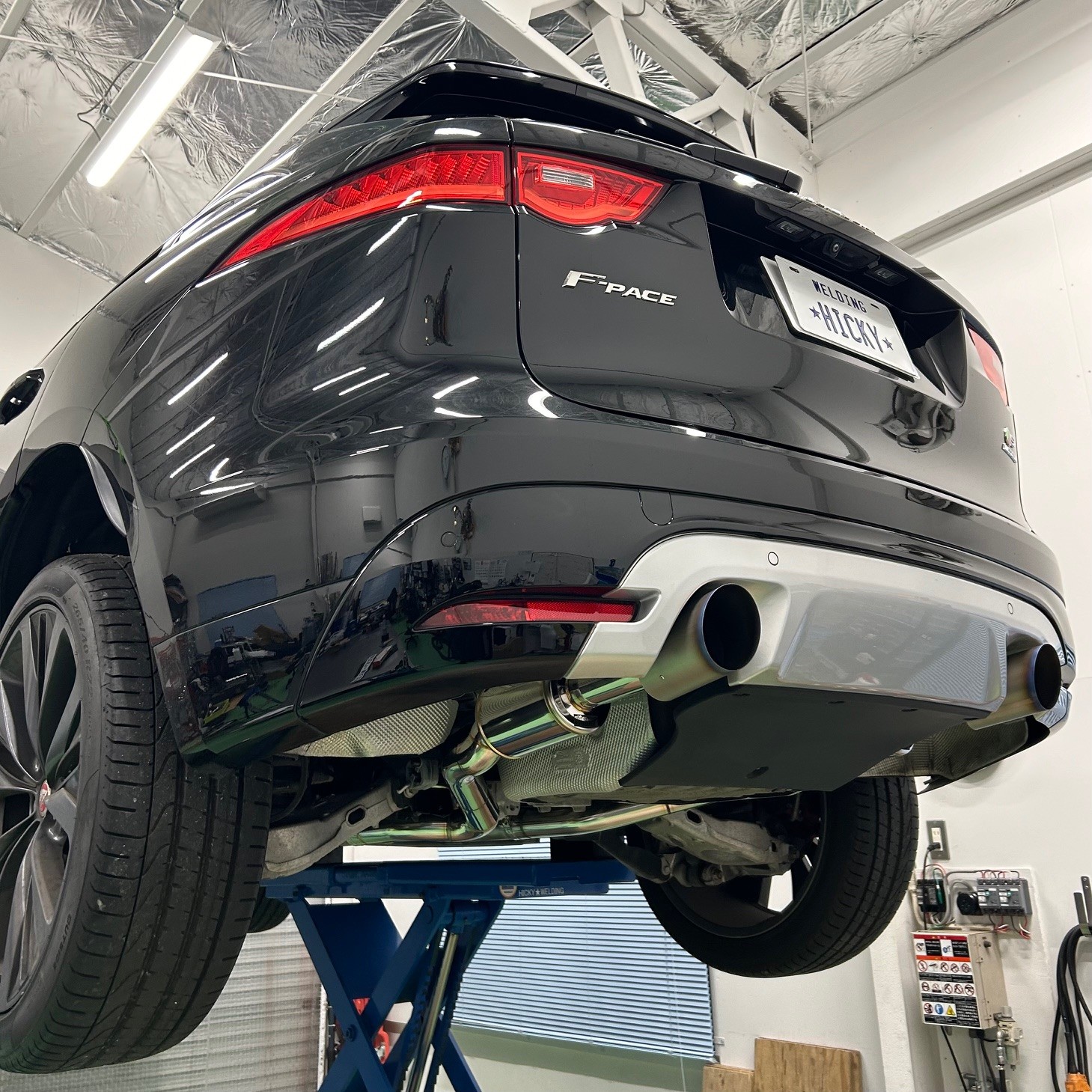 JAGUAR F-PACE ジャガーFペイス ワンオフマフラー製作 パート2 